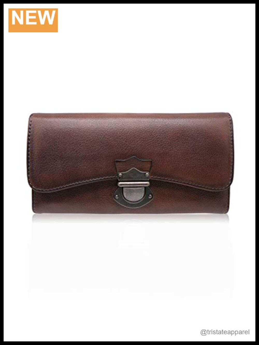 Genuine Leather Wallet for Women 18 Card Slots Large Capacity Clutch Purse